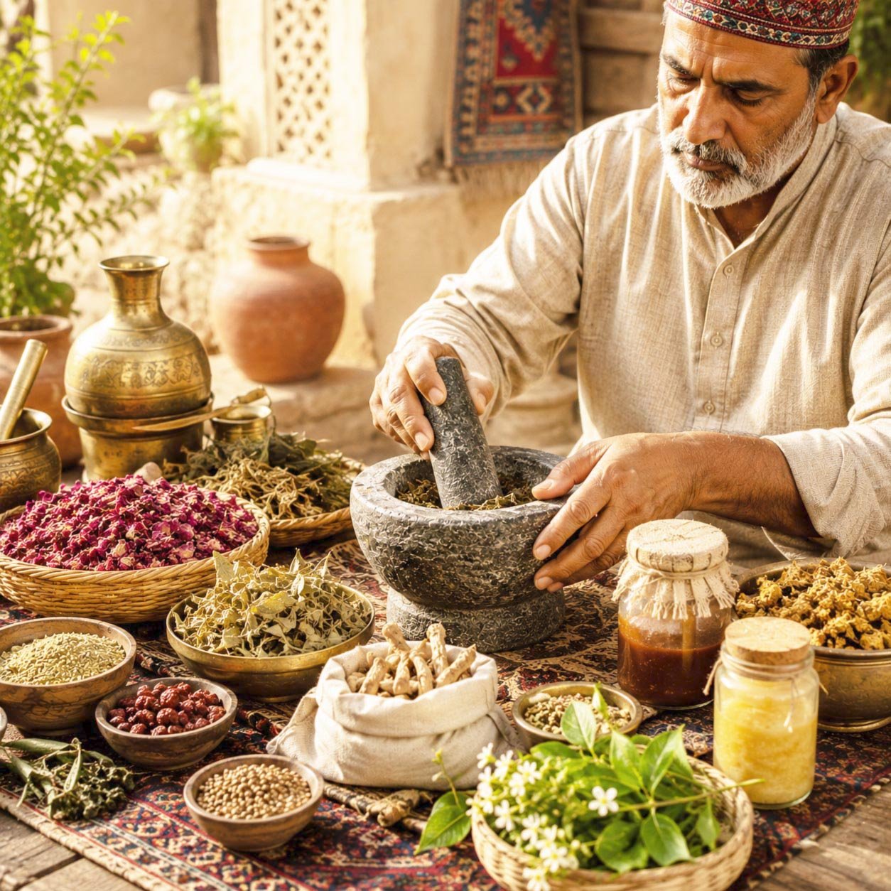 Traditional natural ingredients